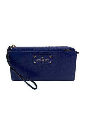 Kate Spade Royal Blue Layton Wellesley Wallet